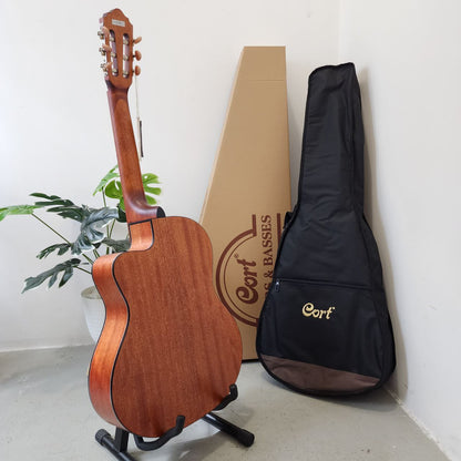 Cort AC120CE Semi Classical Guitar with Pick Up - Open Pore Natural (AC120 / AC 120CE / AC-120-CE )