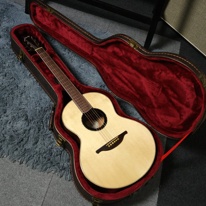 HSIENMO LL38 38 inch Full Solid Travel Size Acoustic Guitar - Solid Spruce & Solid Mahagony ( LL-38 / LL 38 )