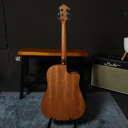 Ibanez V40LCE V Series Left Handed Acoustic Electric Guitar with Preamp , Open Pore Natural ( V40L-CE / V40LHE / V40EQ )