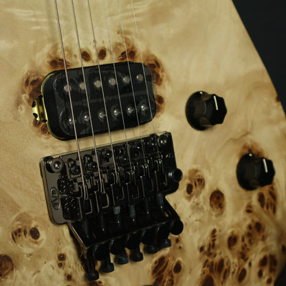 EVH Wolfgang Standard Exotic Floyd Rose Electric Guitar, Baked Maple FB - Poplar Burl