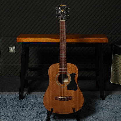 Ibanez V44MINI V Series 3/4 Size Acoustic Guitar, Open Pore Natural ( V44-Mini / V-44 / V-MINI )