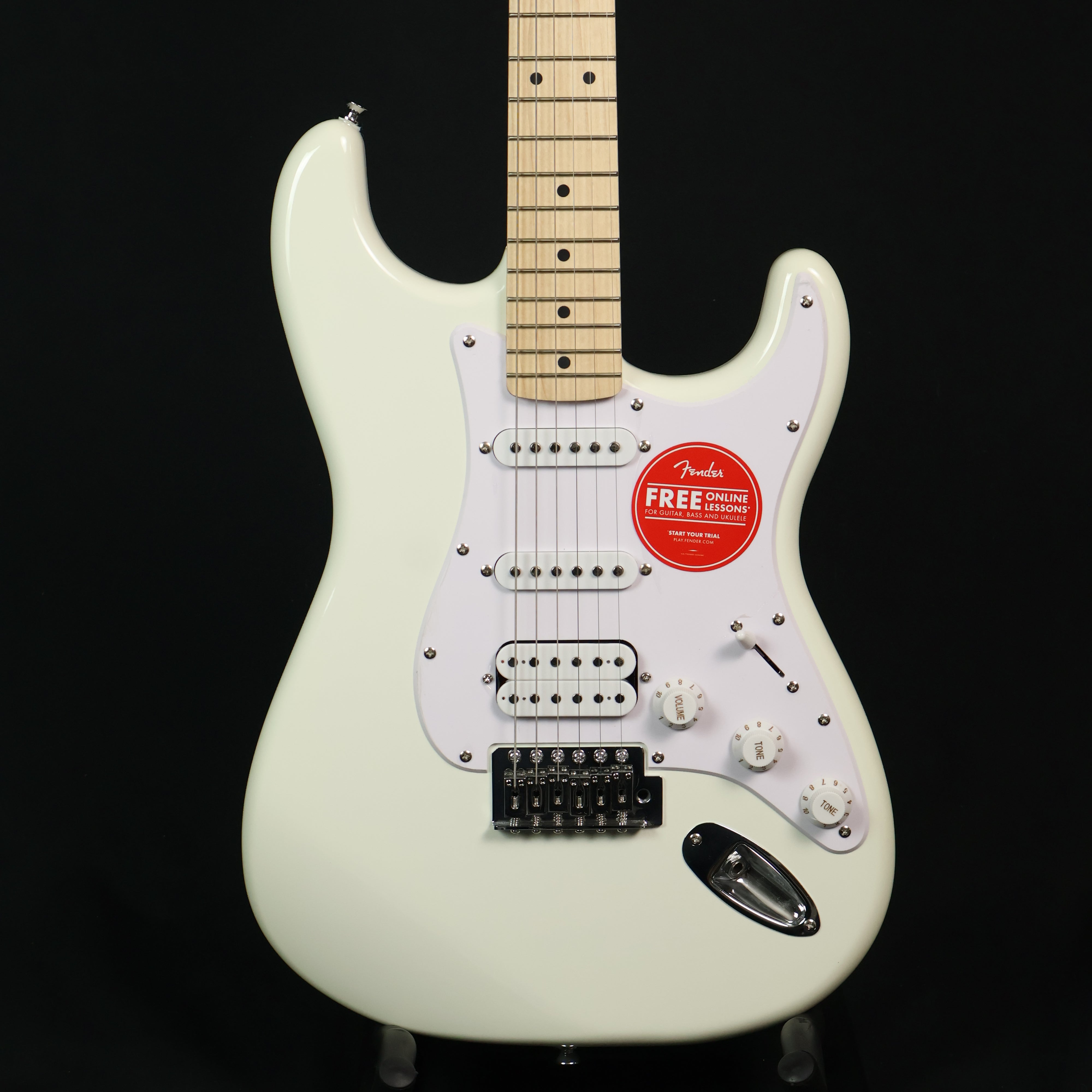 Squier Sonic Stratocaster HSS FSR Electric Guitar, Maple FB – AW
