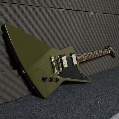 Epiphone Explorer with Double Humbucker Electric Guitar - Olive Drab Green ( EIXP-ODG-NH3 )