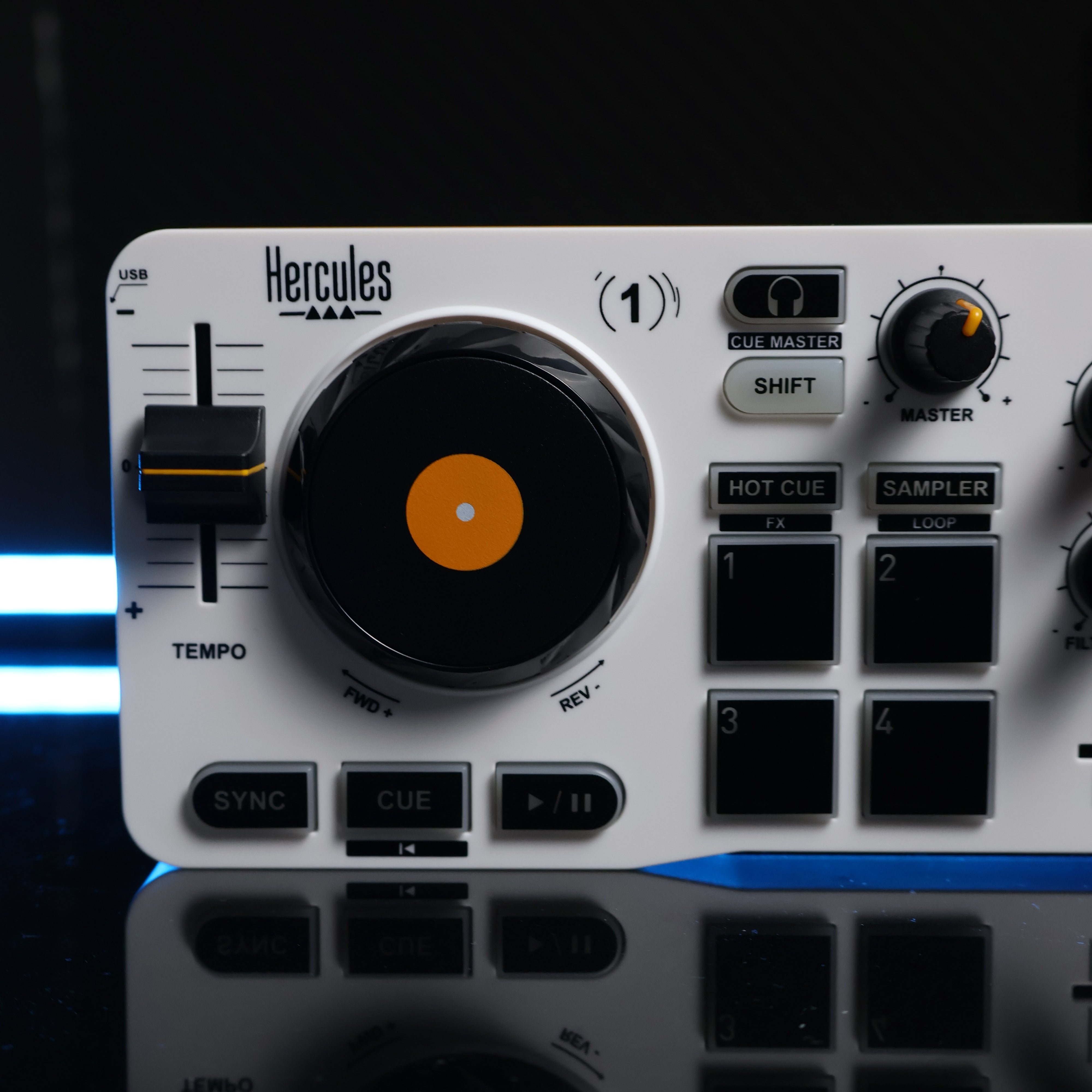 Hercules DJ DJControl Mix 2-channel DJ Controller for iOS and