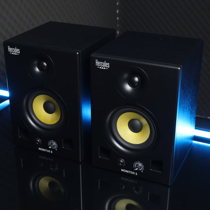 Hercules DJ Monitor 5 Active Studio Monitors - ( Hercules DJ Monitor 5 Speakers / Pair )