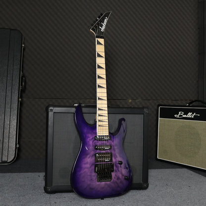 Jackson JS Series JS34Q Dinky DKA-M (HSS) Floyd Rose Electric Guitar - Transparent Purple ( JS-34Q / JS 34Q )