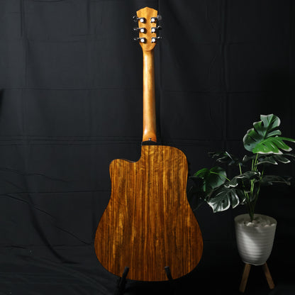 GAMMA GM-570 with EQ Dreadnought 41" Acoustic Guitar with Cutaway & Armrest ( GM570 / GM 570 / GM-570-41 / GM-570-EQ )