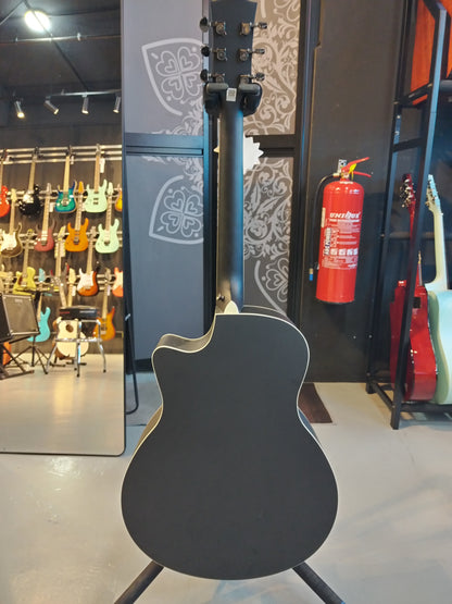 KEPMA A1C 41 inch Grand Auditorium Acoustic Guitar - Black - ( B-STOCK )