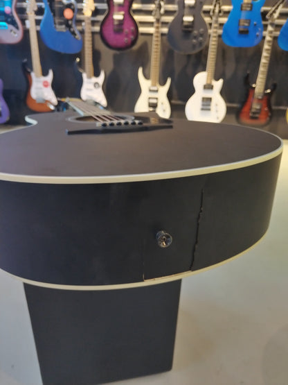 KEPMA A1C 41 inch Grand Auditorium Acoustic Guitar - Black - ( B-STOCK )