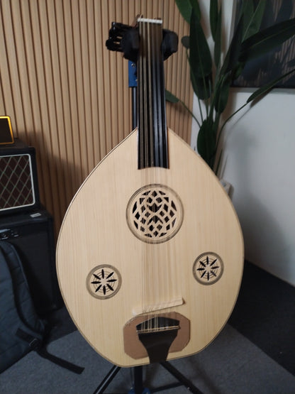 Traditional 12 String Gambus / Oud with Padded Bag (Made in Indonesia) -(B-STOCK)