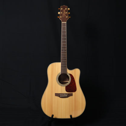 Takamine GD71CE NT Dreadnought Cutaway Acoustic EQ Guitar w/ Solid Spruce Top, Black Walnut Back & Sides & TK-40D preamp