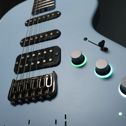 Natasha Nebula Smart Electric Guitar - Ocean Blue