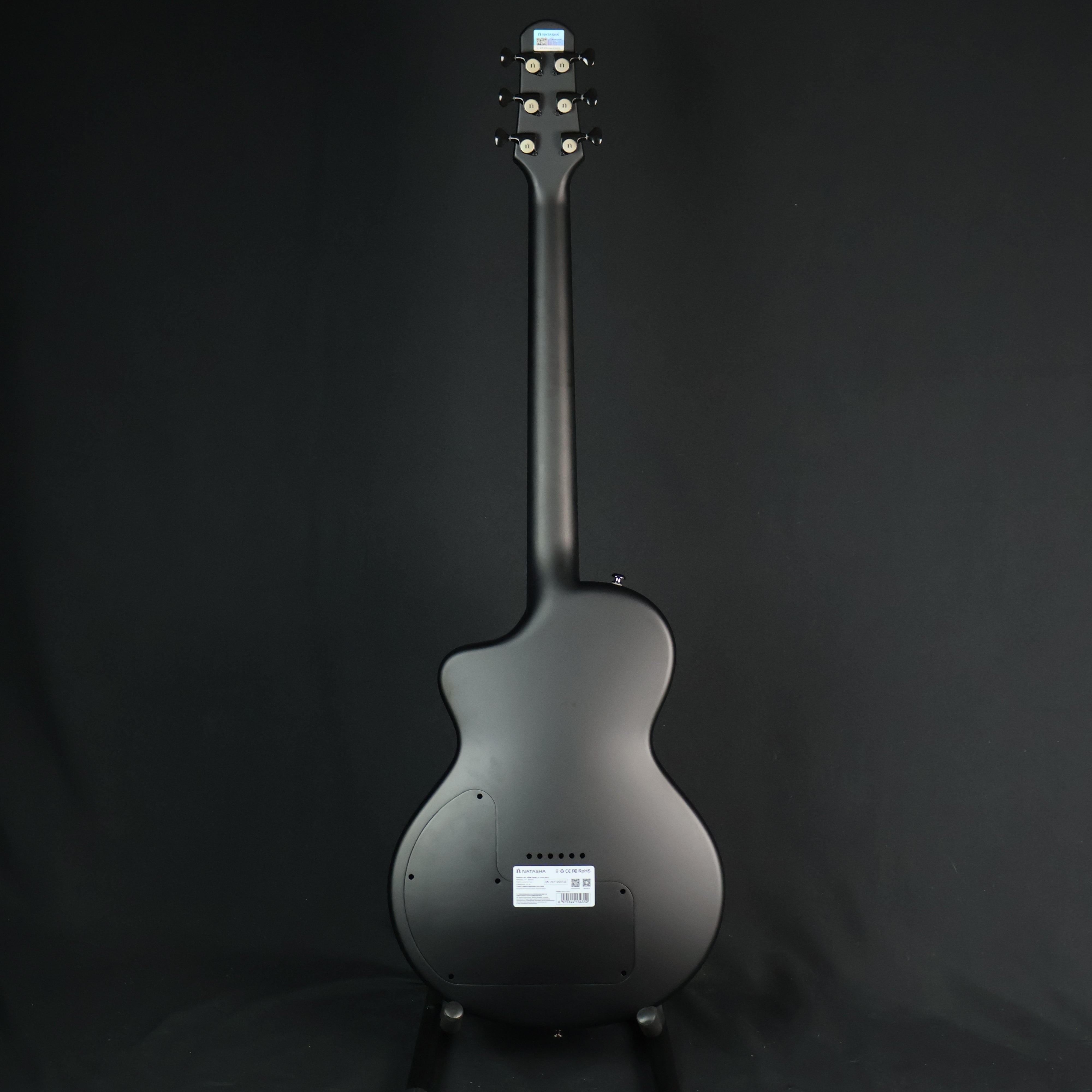 Natasha Nebula Smart Electric Guitar - Cosmic Black – GUITARLICIOUS