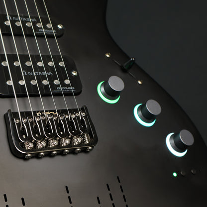 Natasha Nebula Smart Electric Guitar - Cosmic Black