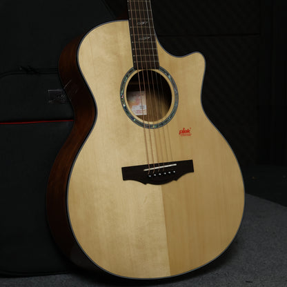 Kepma F2 Solid Sitka Spruce Top Grand Auditorium Acoustic Guitar - Natural ( F2SGA / F2S-GA)