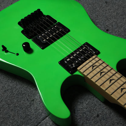 Dean Custom Zone II Maple Fretboard Floyd Rose, Electric Guitar - Nuclear Green ( Custom-ZoneII-NGRN / CUS-ZONE-II )