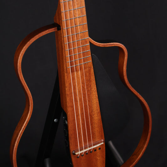 Natasha NBSG Steel String Silent Smart Guitar (with apps Control, and Free Wireless Transmitter & Receiver) - Mahogany