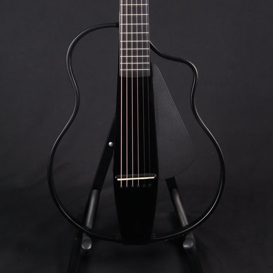 Natasha NBSG Steel String Silent Smart Guitar (with apps Control, and Free Wireless Transmitter & Receiver) - Black
