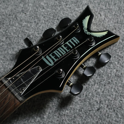 Dean Vendetta XM Tremolo, Rosewood Fretboard Electric Guitar , Metallic Black ( Vendetta XM-MBK / VENDETTA-XM )