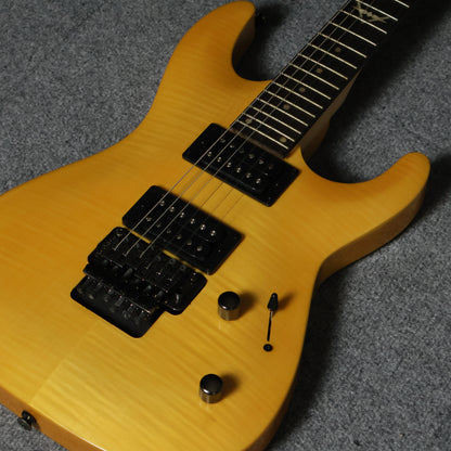 Dean Custom 350 Flame Maple Top, Floyd Rose Electric Guitar- Gloss Natural ( Custom-350-GNT / CUS-350 / Custom350 )