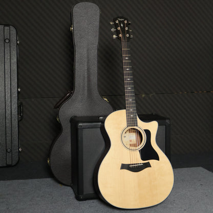 Taylor 314ce V-Class Grand Auditorium with Cutaway Acoustic-Electric Guitar with Bag ( 314-CE / 314CEV / 314CE-V )