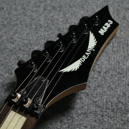 Dean Guitars Michael Batio MAB3 Double Cutaway Rosewood Fretboard Floyd Rose Electric Guitar, Classic Black ( MAB3-CBK )