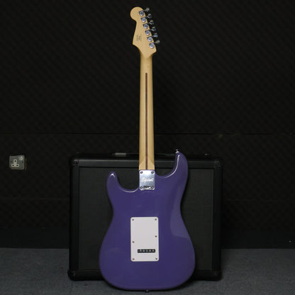 Squier Sonic Stratocaster SSS Electric Guitar with White Pickguard & Tremolo , Laurel FB - Ultraviolet