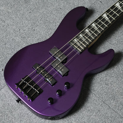 Jackson JS Series JS1X Concert Mini Short Scale Bass Minion Guitar, Amaranth FB , Pavo Purple ( JS1 / JS-1X / JS / Mini Bass )