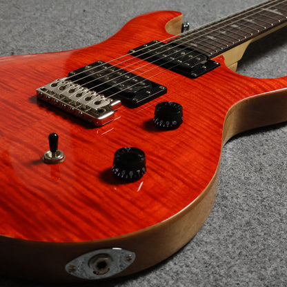 PRS SE CE24 Double Humbucker (HH) Electric Guitar with Gig Bag - Blood Orange ( CE 24 / CE-24 )