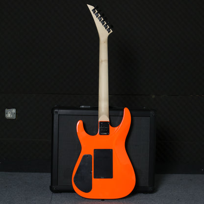 Jackson JS Series Dinky Archtop JS32 DKA Double Humbucker (HH) Floyd Rose Electric Guitar, Amaranth FB - Neon Orange