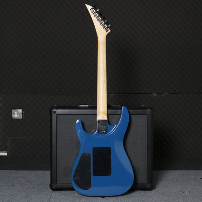 Jackson JS Series Dinky Archtop JS32 DKA Double Humbucker (HH) Floyd Rose Electric Guitar, Amaranth FB - Bright Blue