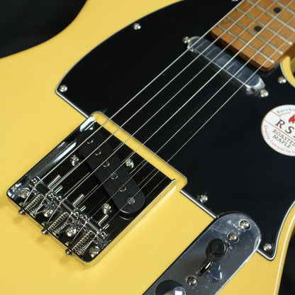 Bacchus BTE-1-RSM/M Roasted Maple Fretboard, Telecaster Electric Guitar w/ Bacchus S-S Pickup - Butterscotch Blonde