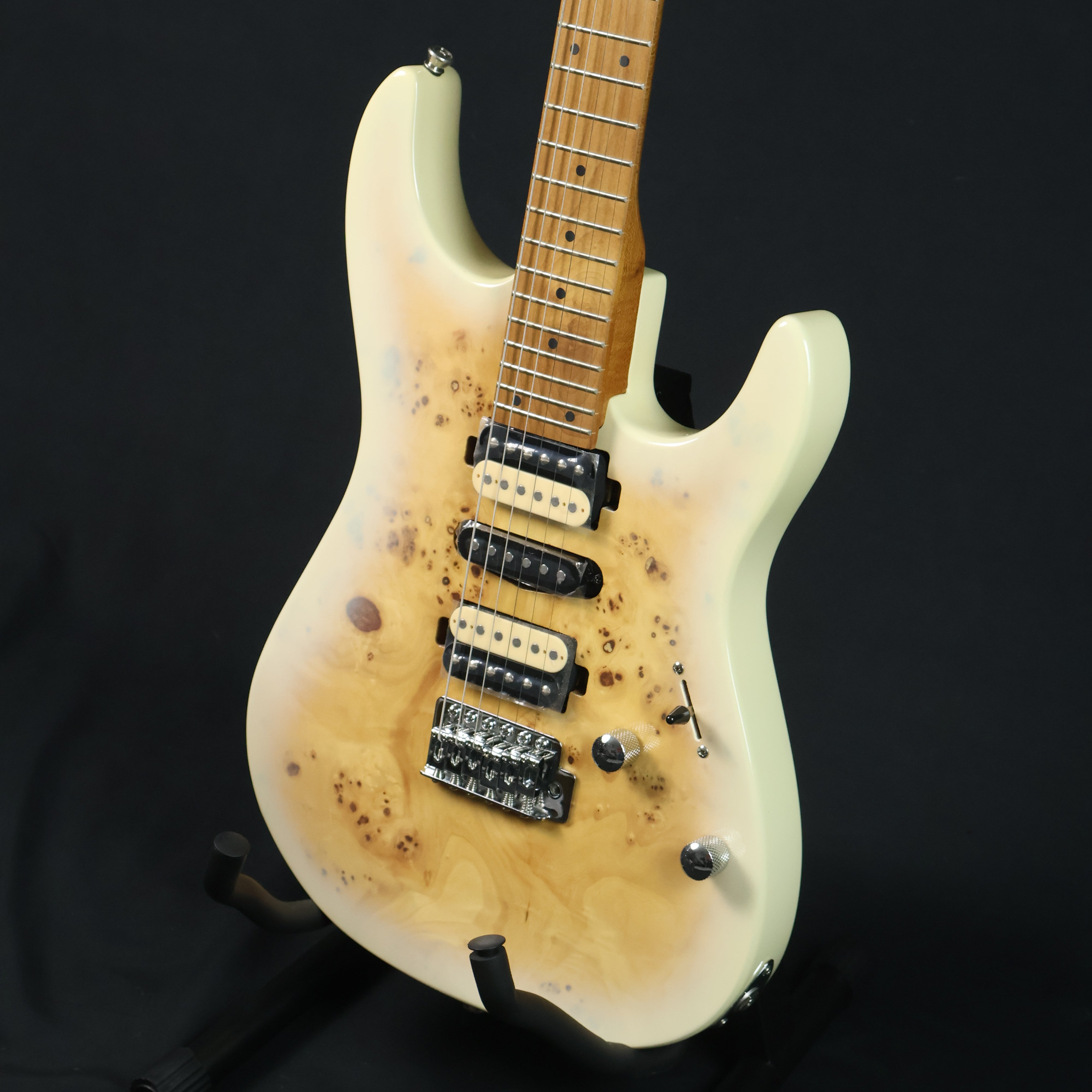 Bacchus Imperial 24-BP-RSM/M Roasted Maple Fretboard, Burl Poplar Elec –  GUITARLICIOUS