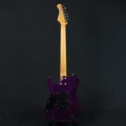 Bacchus TAC24 FMH-RSM/M Roasted Maple Fretboard, Flame Mahogany Telecaster Electric Guitar w/ HH - Natural Magenta Burst