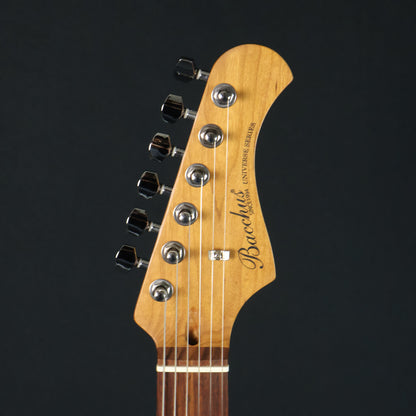 Bacchus BST-2-RSM/R Roasted Maple Neck & Rosewood FB, Stratocaster Electric Guitar w/ Bacchus SSH Pickups - Black