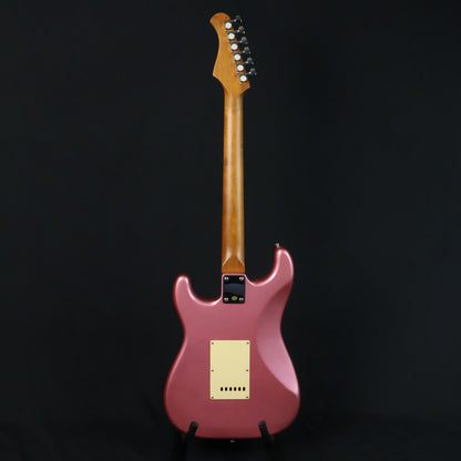 Bacchus BST-2-RSM/M Roasted Maple Fretboard, Stratocaster Electric Guitar w/ Bacchus SSH Pickups - Burgundy Mist / BST2