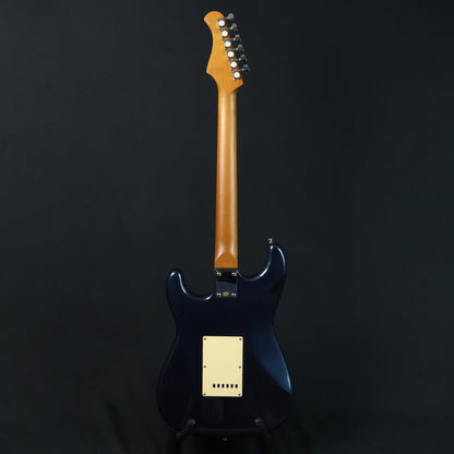 Bacchus BST-2-RSM/M Roasted Maple Fretboard, Stratocaster Electric Guitar w/ Bacchus SSH Pickups - Deep Lake Placid Blue