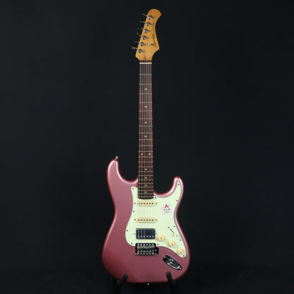 Bacchus BST-2-RSM/R Roasted Maple Neck & Rosewood FB, Stratocaster Electric Guitar w/ Bacchus SSH Pickups- Burgundy Mist