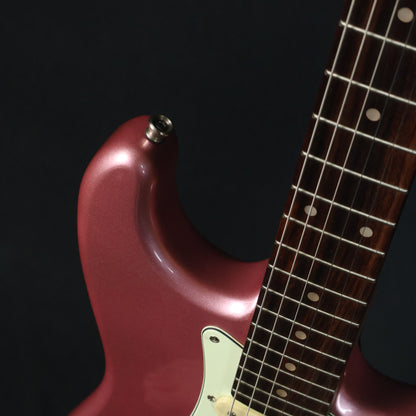 Bacchus BST-2-RSM/R Roasted Maple Neck & Rosewood FB, Stratocaster Electric Guitar w/ Bacchus SSH Pickups- Burgundy Mist