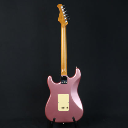 Bacchus BST-2-RSM/R Roasted Maple Neck & Rosewood FB, Stratocaster Electric Guitar w/ Bacchus SSH Pickups- Burgundy Mist