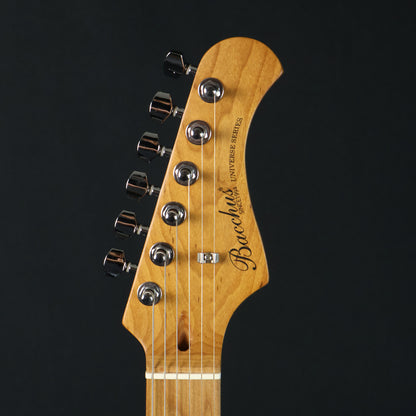 Bacchus BST-2-RSM/M Roasted Maple Fretboard, Stratocaster Electric Guitar w/ Bacchus SSH Pickups - 3-Tone Sunburst