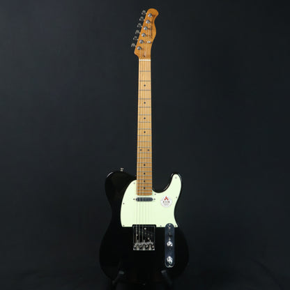 Bacchus BTE-1-RSM/M Roasted Maple Fretboard, Telecaster Electric Guitar w/ Bacchus S-S Pickup - Black ( BTE / BTE1 )