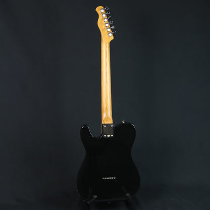 Bacchus BTE-2-RSM/M Roasted Maple Fretboard, Telecaster Electric Guitar W/ Bacchus P-90 & Single Coil Pickups - Black