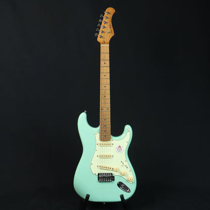 Bacchus BST-1-RSM/M Universe Series Roasted Maple FB, Stratocaster Electric Guitar w/ Bacchus SSS Pickups- Seafoam Green