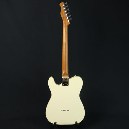 Bacchus BTE-2-RSM/M Roasted Maple Fretboard, Telecaster Electric Guitar W/ P-90 & Single Coil Pickups - Olympic White