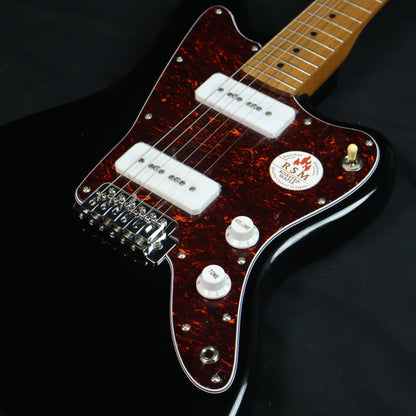 Bacchus BJM-1-RSM/M Universe Series Roasted Maple Fretboard, Jazzmaster Electric Guitar w/ Bacchus BP-90 Pickups - Black