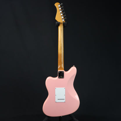 Bacchus BJM-1-RSM/M Universe Series Roasted Maple FB, Jazzmaster Electric Guitar w/ Bacchus BP-90 Pickups -Shell Pink