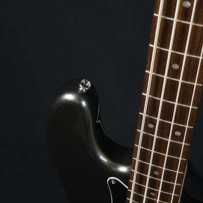 Fender Squier Affinity Series Precision PJ Bass Guitar, Laurel FB, Charcoal Frost Metallic