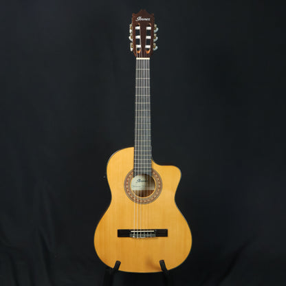 Ibanez GA5TCE3Q-AM 3/4 Size Thinline Cutaway Classical Electric Guitar Amber High Gloss ( GA5TCE3QAM / GA5TCE3Q AM )