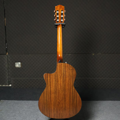 Fender CN-140SCE Nylon String Solid Top Classical Guitar with Case , Walnut FB , Natural ( CN 140S CE / CN140SCE / NAT )